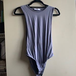 Dark grey bodysuit